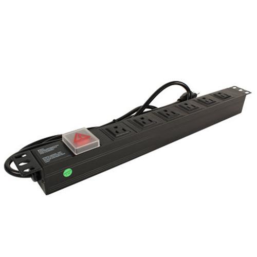 Royal ROY1245 Barre Multi-Prises Rackmount 6 Prises Avant 1U - Simple Boutique