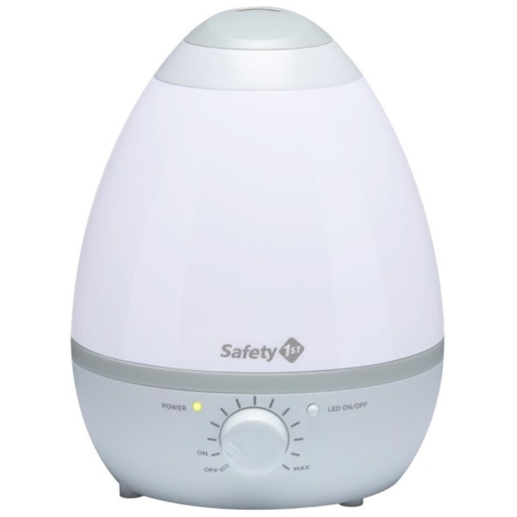 Safety 1st - Humidificateur 3 en 1 pour Chambre d'enfant, Facile à Nettoyer, Veilleuse Intégrée, Blanc - Simple Boutique