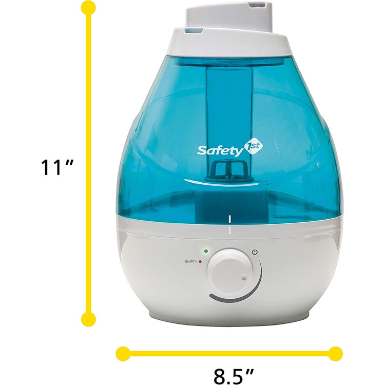 Safety 1st - Humidificateur à Brume Fraiche Ultrasonic Pour Chambre d'enfant, Buse Rotative, Bleu - Simple Boutique