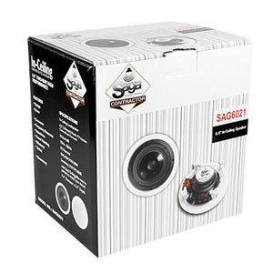 Saga Contractor 2 haut-parleurs plafond encas. Kevlar 2-way 6.5" - Simple Boutique
