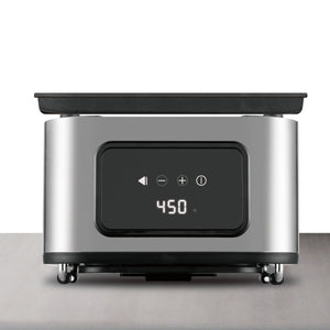 Salton AF2090 Friteuse à Air, Capacité de 4.6L, 10 Fonctions Préprogrammées, Panier en Verre, Noir - Simple Boutique