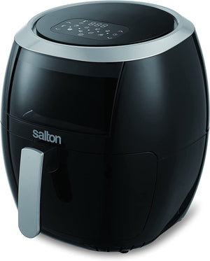 Salton AF2103 Friteuse à Air XXL, Capacité de 8L, 8 Fonctions Préprogrammées, Affichage Digital, 1700 Watts, Noir - Simple Boutique