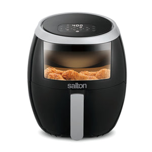 Salton AF2103 Friteuse à Air XXL, Capacité de 8L, 8 Fonctions Préprogrammées, Affichage Digital, 1700 Watts, Noir - Simple Boutique