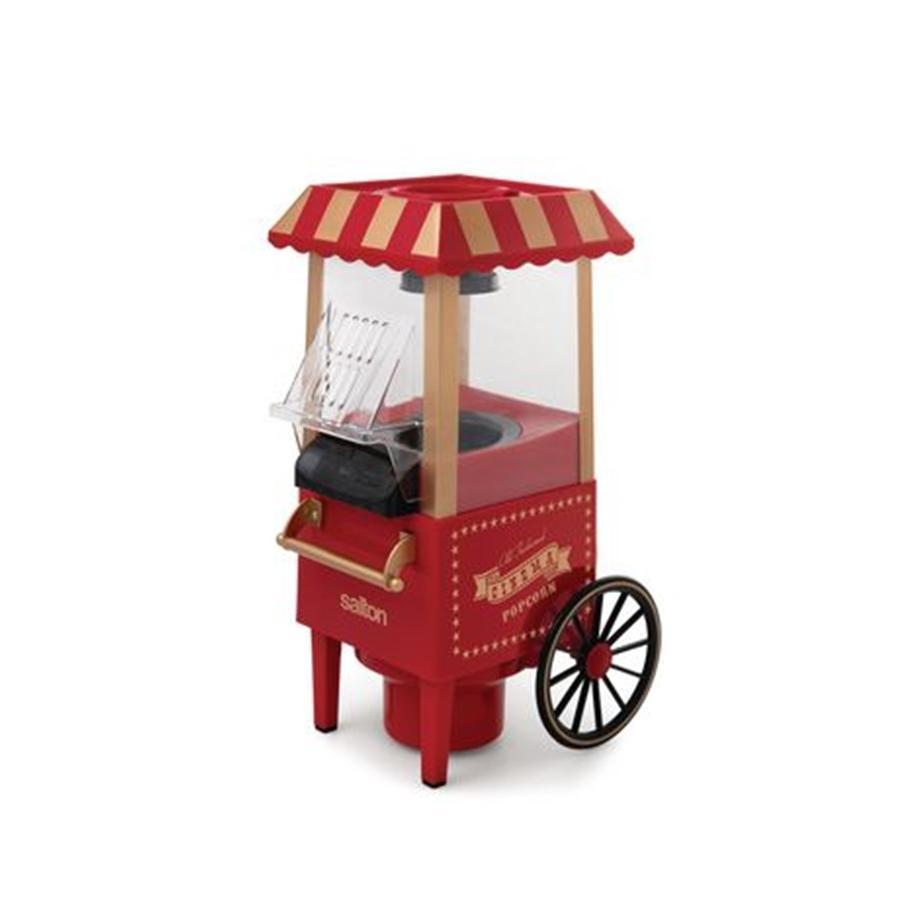 Salton CP1716 Appareil à Pop-Corn Éclateur à Maïs à Air Chaud Rouge - Simple Boutique