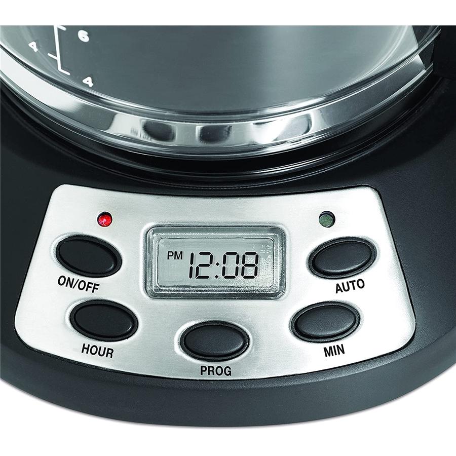 Salton - Cafetière Programmable avec une Capacité de 10 Tasses, Acier Inoxydable - Simple Boutique