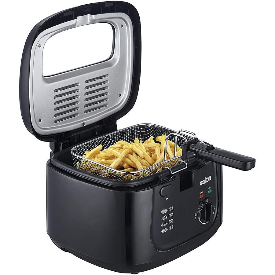 Salton DF1240BK Friteuse Isolante Cool Touch Noire 2.5 Litres - Simple Boutique