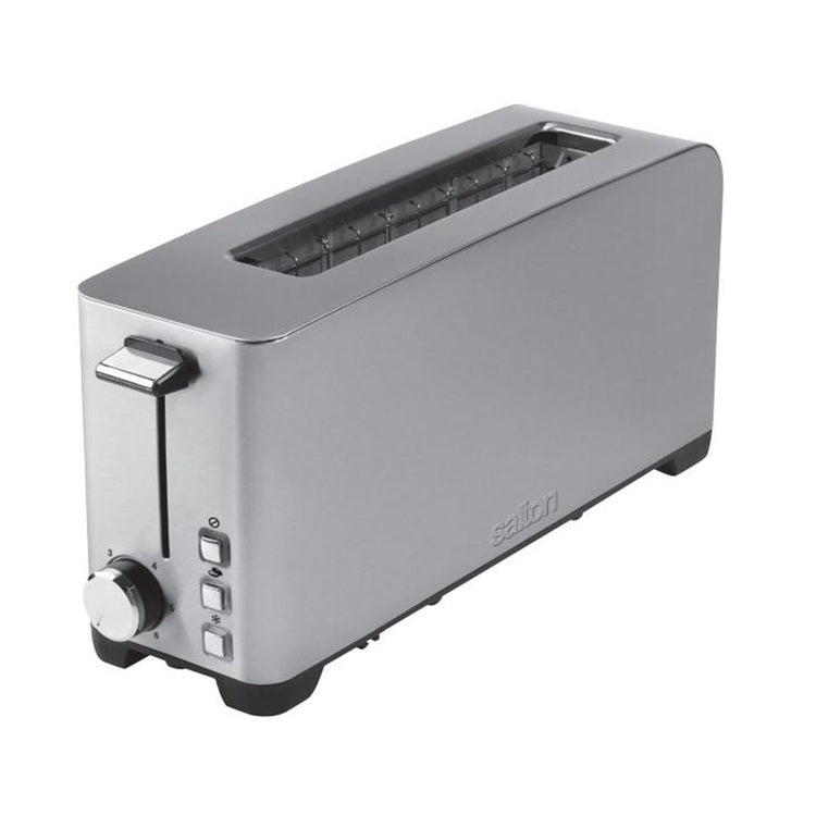 Salton ET1816 Grille-Pain a Longues Fentes En Acier Inoxydable 2 Tranches - Simple Boutique