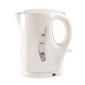 Salton Essentials - Bouilloire Électrique Sans-Fil avec une Capacité de 1 Litre, Blanc - Simple Boutique