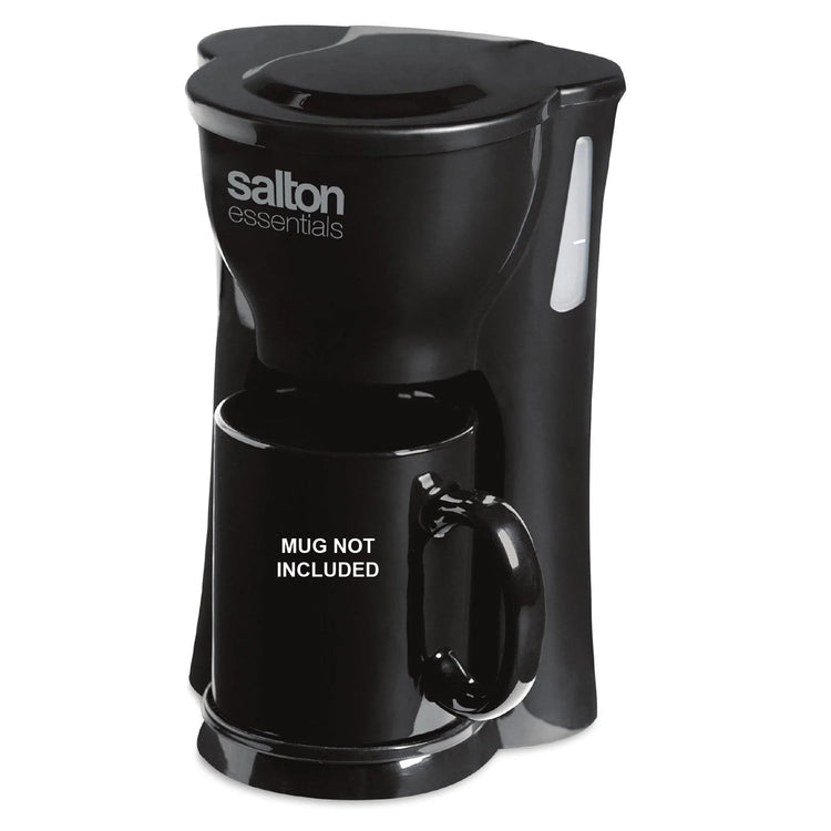 Salton Essentials Cafetière 1 Tasse Compacte Noire - Simple Boutique