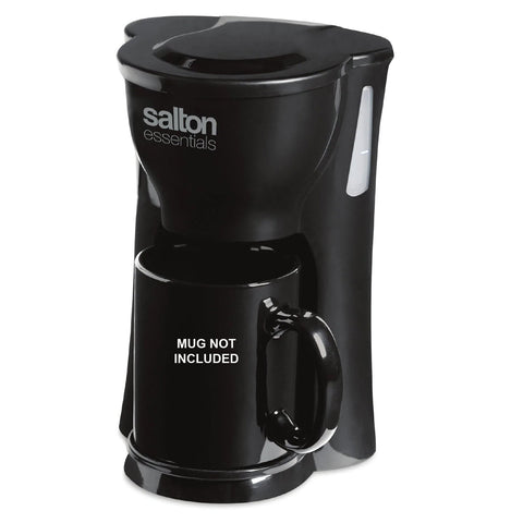 Salton Essentials Cafetière 1 Tasse Compacte Noire