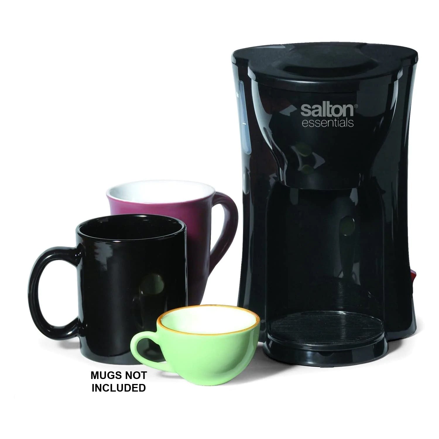 Salton Essentials Cafetière 1 Tasse Compacte Noire - Simple Boutique