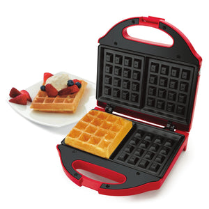 Salton Essentials Gaufrier De Style Belge Rouge - Simple Boutique