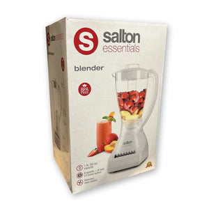 Salton Essentials Mélangeur À 8 Vitesses et Impulsions Blanc - Simple Boutique