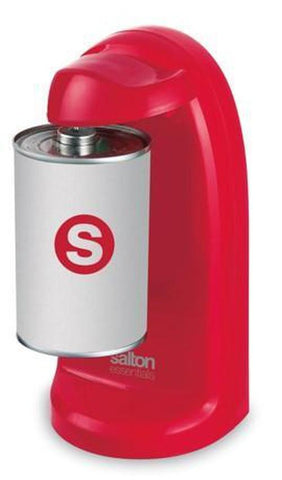 Salton Essentials Ouvre-Boite Électrique Rouge