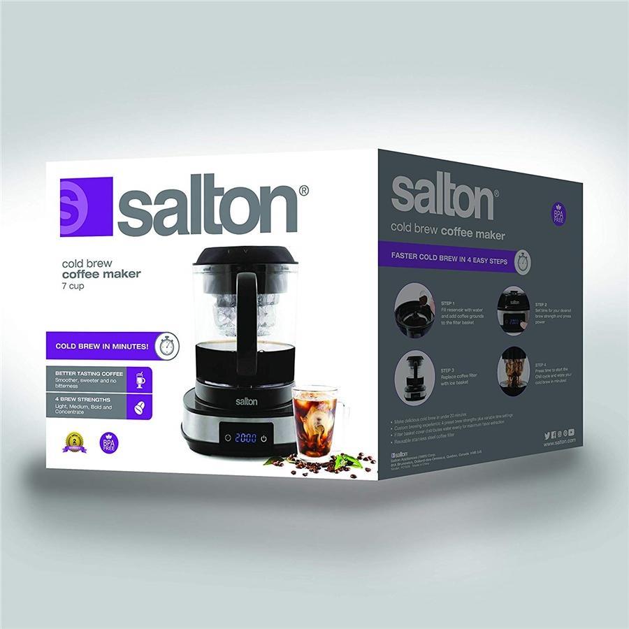 Salton FC1939 Cafetière Digitale Infusion à Froid 7 Tasses - Simple Boutique