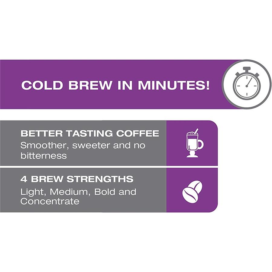 Salton FC1939 Cafetière Digitale Infusion à Froid 7 Tasses - Simple Boutique