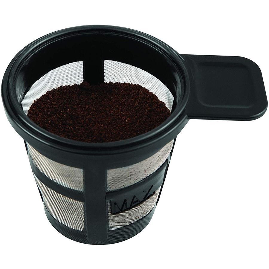 Salton FC1952 Cafetière 2 en 1 à Portion Unique Pour K-Cups ou Panier Filtre Acier Inoxydable - Simple Boutique