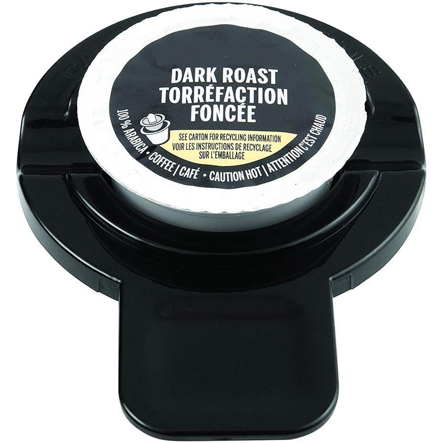 Salton FC1952 Cafetière 2 en 1 à Portion Unique Pour K-Cups ou Panier Filtre Acier Inoxydable - Simple Boutique