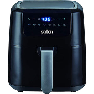 Salton - Friteuse Numérique à Air XL, Capacité de 5L, 1400W, avec 8 Fonctions Préprogrammées, Noir - Simple Boutique