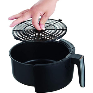 Salton - Friteuse à Air, Capacité de 3L, 1200W, avec Protection Contre la Surchauffe et Minuterie de 30 Minutes, Noir - Simple Boutique