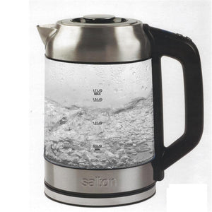 Salton GK1758 Bouilloire Électrique Sans Cordon 1.7 Litres Illuminée LED Changeant Selon la Température et Infuseur à Thé - Simple Boutique