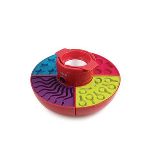 Salton GM1707 Appareil pour Bonbons en Gélatines, Recettes Incluses, Rouge - Simple Boutique