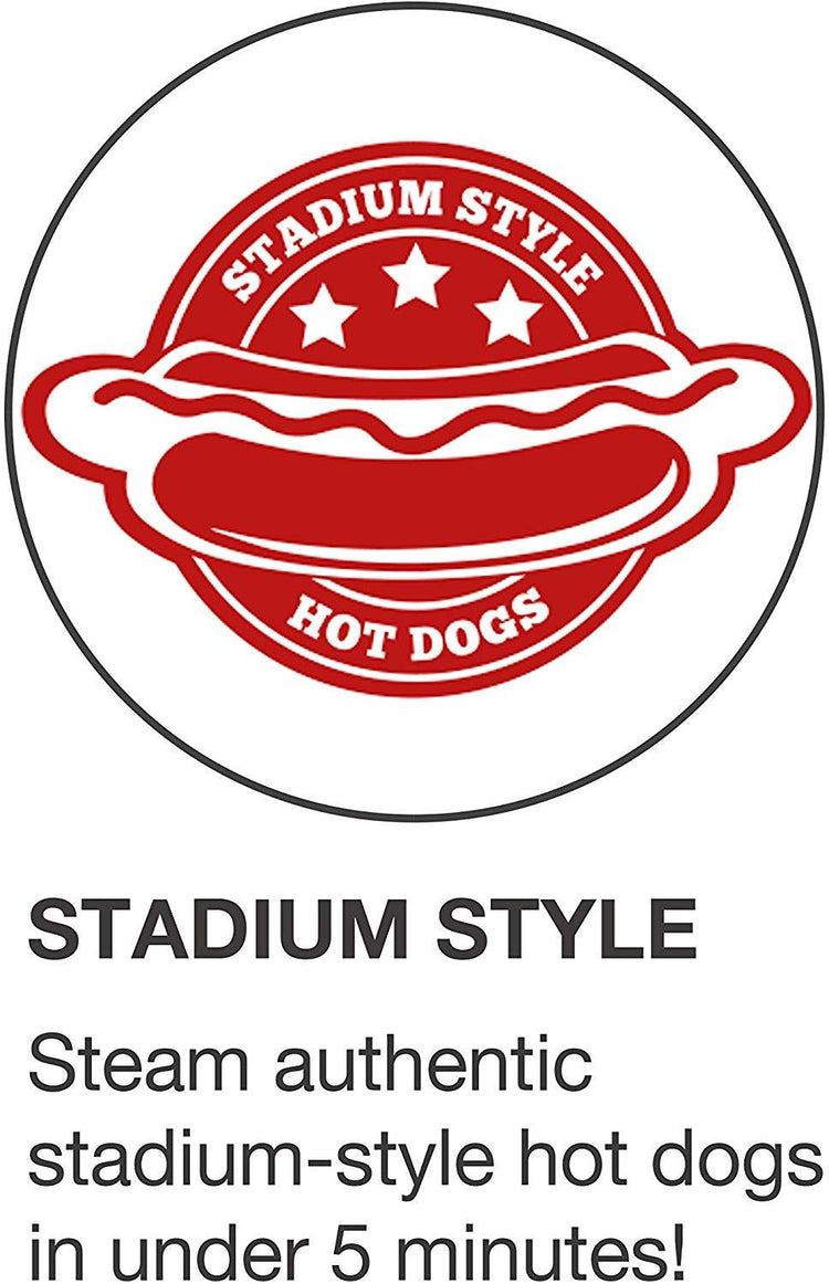 Salton HD1905 Cuiseur à Vapeur pour Hot-Dog Rouge - Simple Boutique