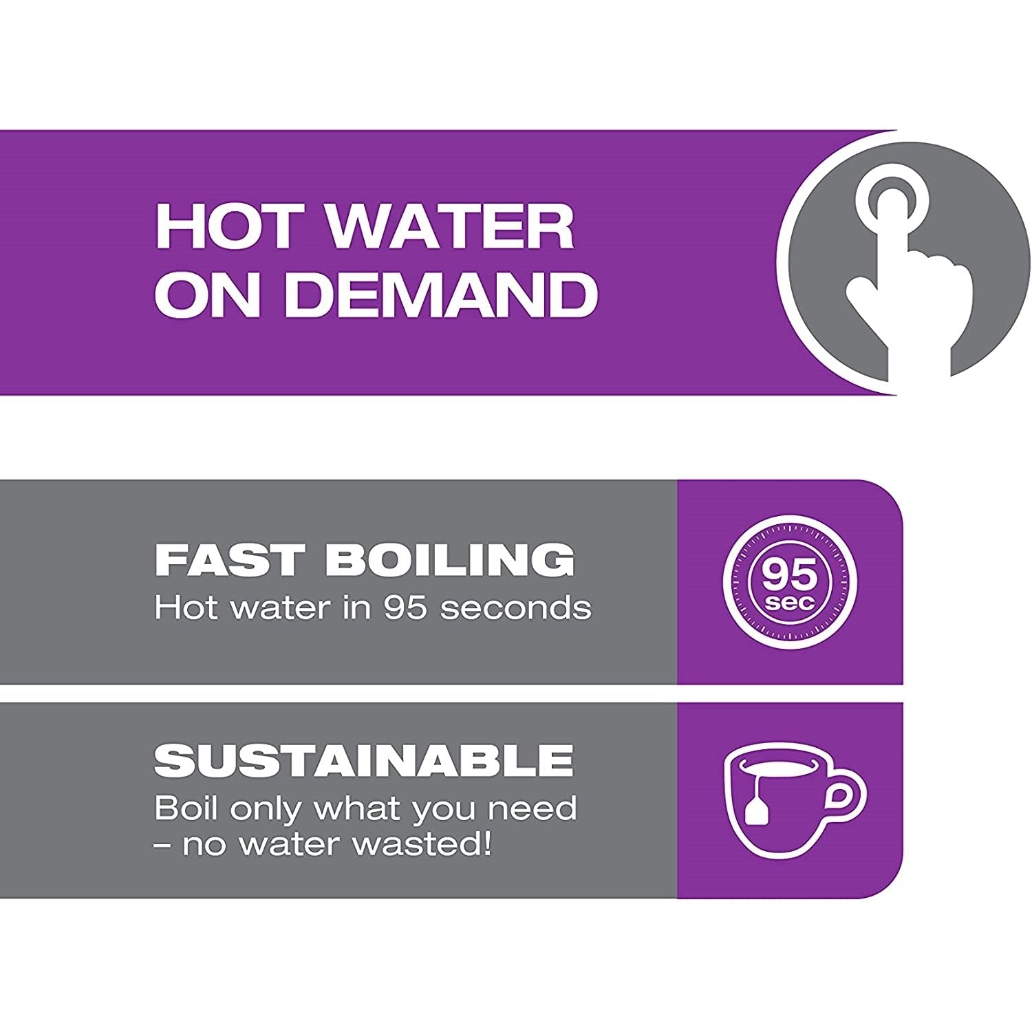 Salton JK2079 Salton Bouilloire Polyvalente et Distributeur d'eau Chaude, 1,5 l Noir - Simple Boutique