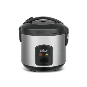 Salton RC2027 Cuiseur À Riz Automatique 8 Tasses, Acier Inoxydable - Simple Boutique