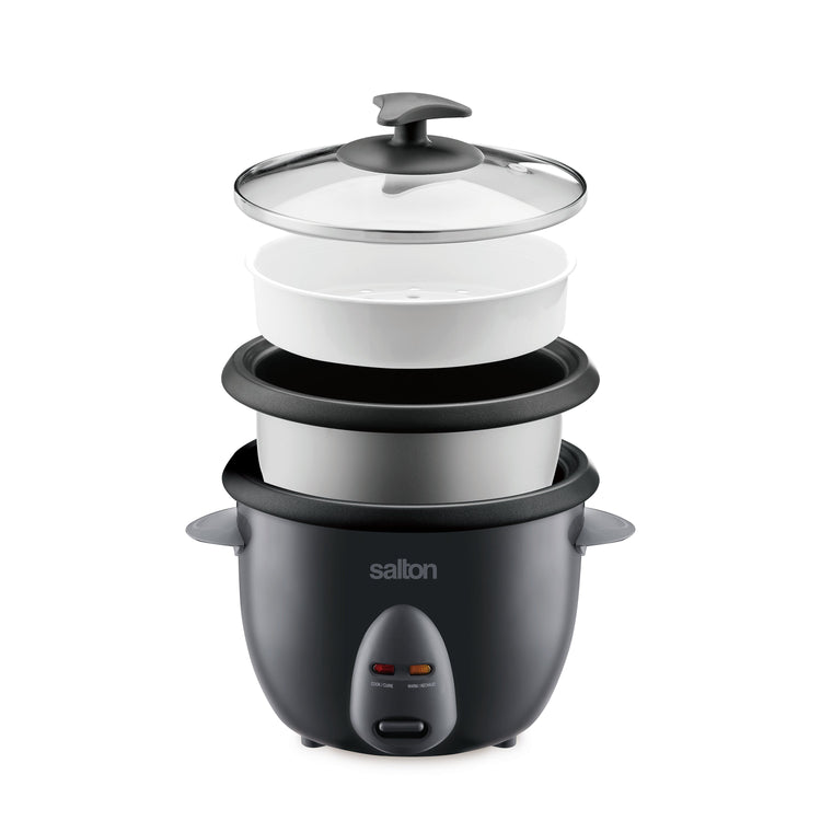 Salton RC2088 Cuiseur À Riz XL Automatique 10 Tasses Noir - Simple Boutique
