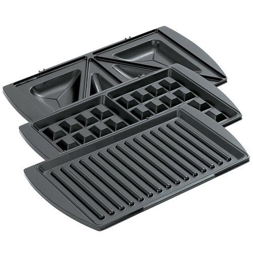 Salton SM1543 Gril À Panini Et Sandwich Et Gaufrier 3 En 1 - Simple Boutique