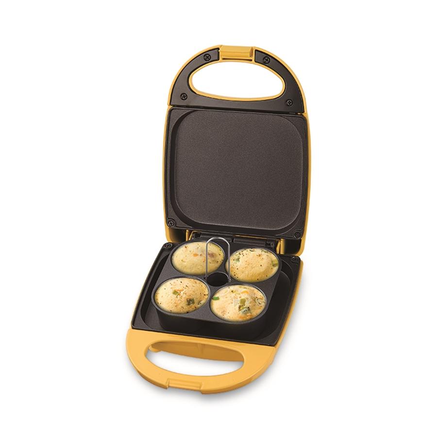 Salton SP2042 - Appareil pour Bouchées aux Oeufs avec Plateau Amovible Antiadhésif, Jaune - Simple Boutique