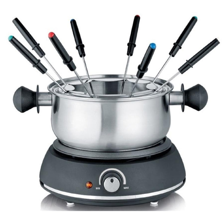 Salton - Service de Fondue Électrique, Capacité de 2.8L, Acier Inoxydable - Simple Boutique