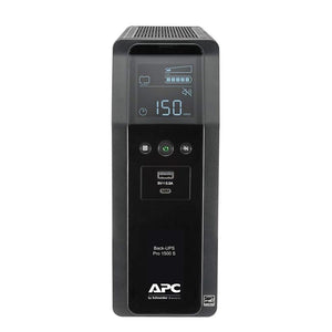 Schneider Electric BR1500MS Batterie de Secours UPS Pro - 1.5KVA Tour UPS - Recharge de 16 Heures - Entrée 120 V CA, Noir - Simple Boutique