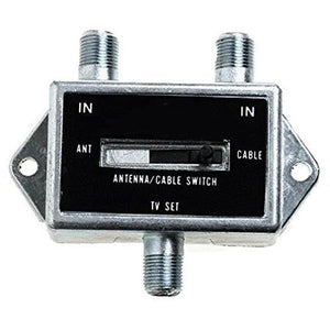 Sélecteur A / B coaxial 2 voies Type F - Simple Boutique