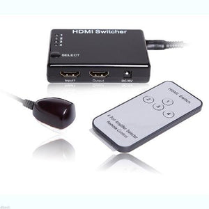 Sélecteur HDMI 4 entrées à 1 sortie + télécommande 1080p v1.4 3D - Simple Boutique