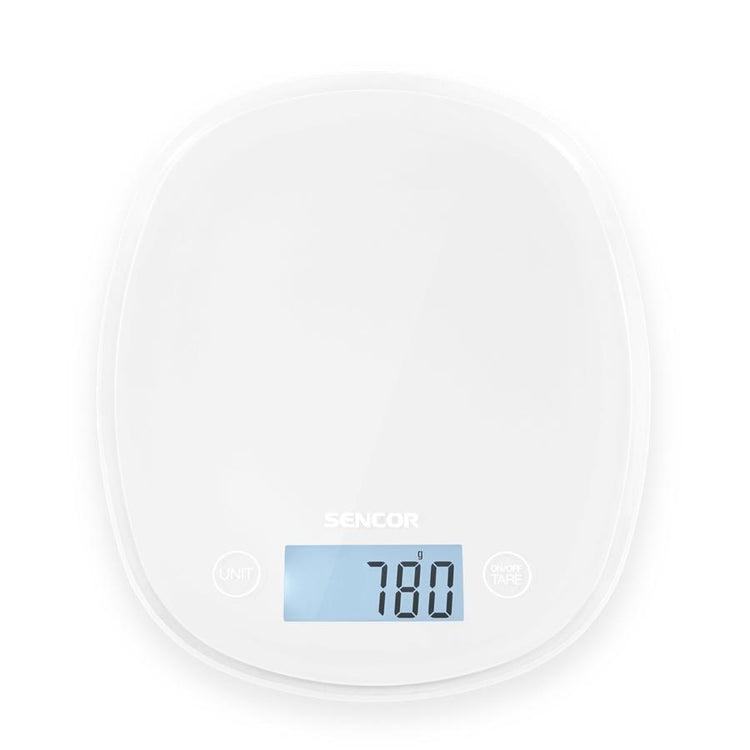 Sencor - Balance de Cuisine avec Écran ACL, Capacité Maximum de 5 kg, Blanc - Simple Boutique