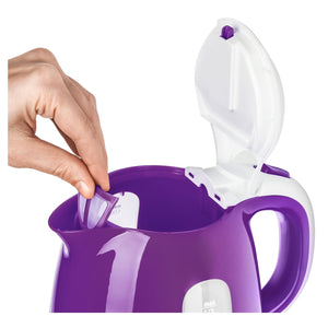 Sencor - Bouilloire Électrique avec Filtre Amovible, Capacité de 1 Litre, 1100W, Violet - Simple Boutique