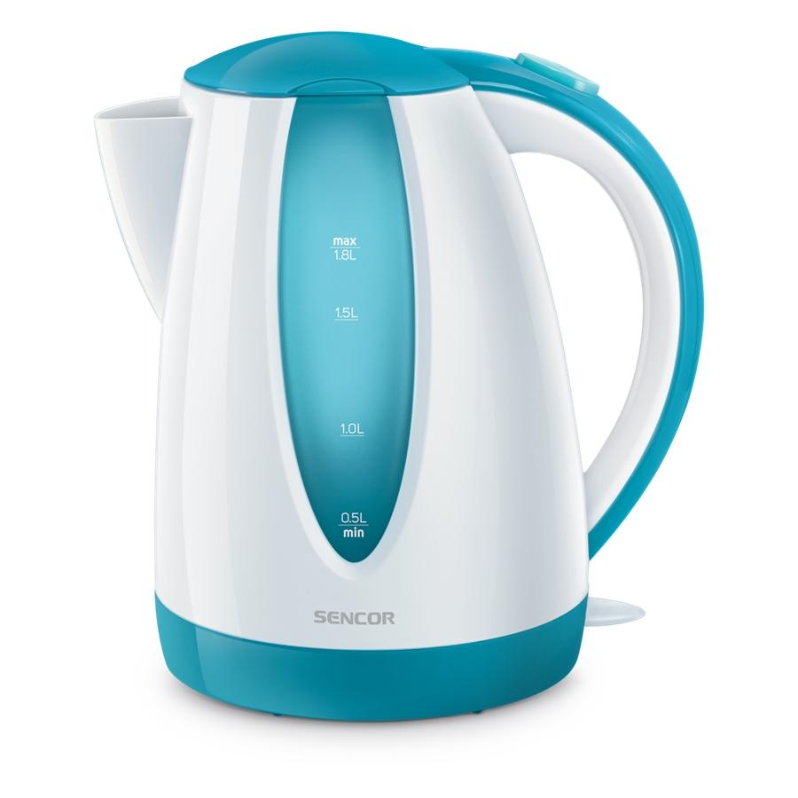 Sencor - Bouilloire Électrique avec Filtre Amovible, Capacité de 1.8 Litres, 1200W, Turquoise - Simple Boutique