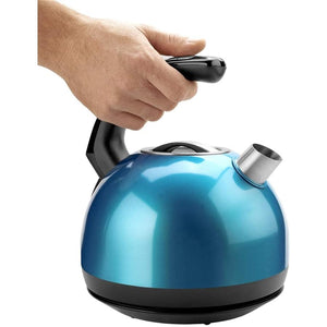 Sencor - Bouilloire Électrique avec Réglage de la Température et Affichage LED, Capacité de 1.5L, 1500W, Bleu Métallique - Simple Boutique