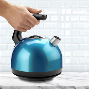 Sencor - Bouilloire Électrique avec Réglage de la Température et Affichage LED, Capacité de 1.5L, 1500W, Bleu Métallique - Simple Boutique