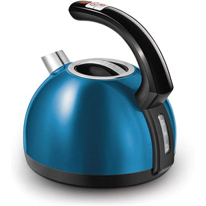 Sencor - Bouilloire Électrique avec Réglage de la Température et Affichage LED, Capacité de 1.5L, 1500W, Bleu Métallique - Simple Boutique