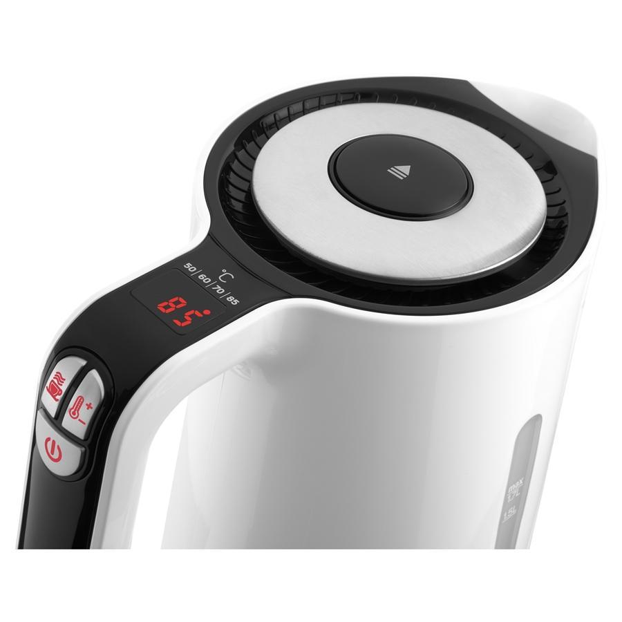 Sencor - Bouilloire Électrique avec Réglage de la Température et Affichage LED, Capacité de 1.7L, 1500W, Blanc - Simple Boutique