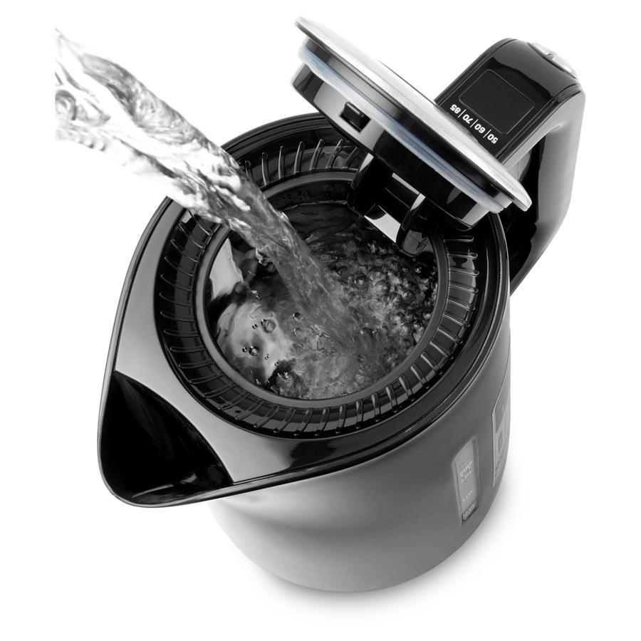 Sencor - Bouilloire Électrique avec Réglage de la Température et Affichage LED, Capacité de 1.7L, 1500W, Noir - Simple Boutique