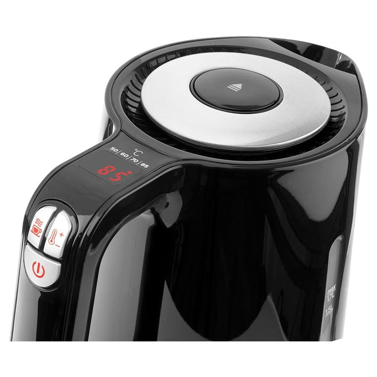 Sencor - Bouilloire Électrique avec Réglage de la Température et Affichage LED, Capacité de 1.7L, 1500W, Noir - Simple Boutique