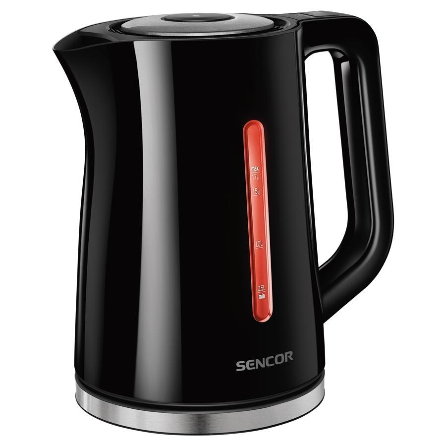 Sencor - Bouilloire Électrique avec Réglage de la Température et Affichage LED, Capacité de 1.7L, 1500W, Noir - Simple Boutique