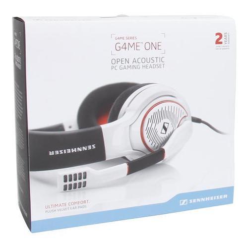 Sennheiser Game One - Casque D'écoute Gaming Pour PC, Mac, PS4 Et Multi-Platforme Blanc - Simple Boutique