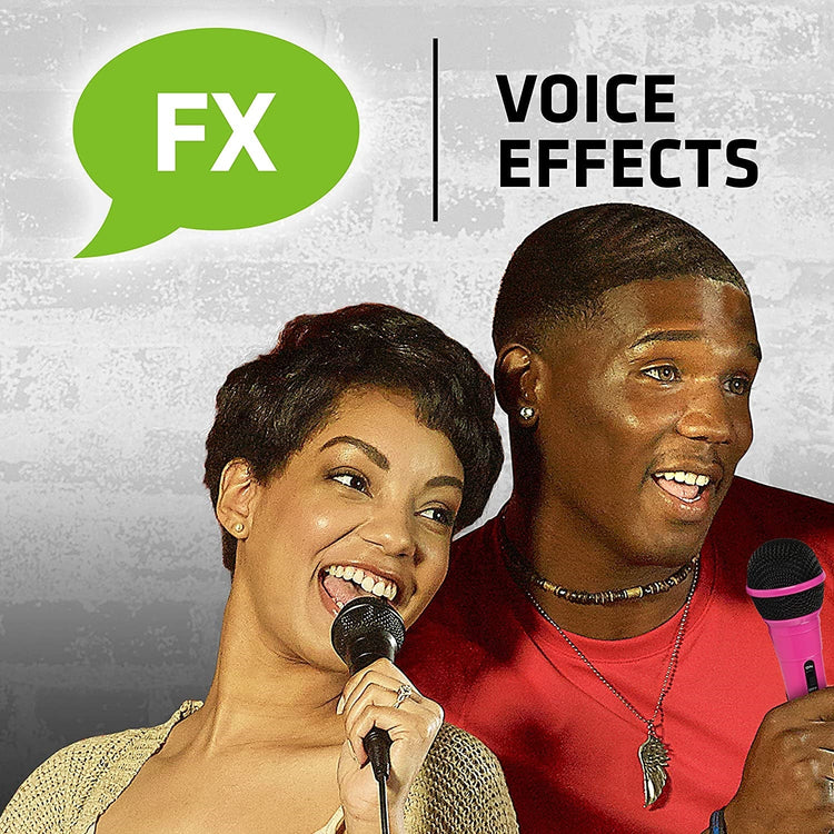 Singsation - Système de Karaoke Portable, Haut-Parleur Bluetooth, Microphone Inclus, Rose - Simple Boutique