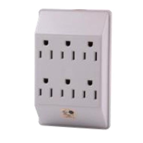 Splitter 1x6 pour plaques murales Blanc 1M / 6F - Simple Boutique