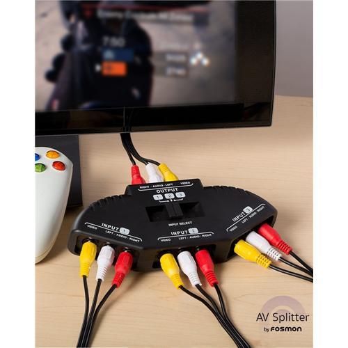 Splitteur RCA 1 Entrée À 3 Sorties - Simple Boutique